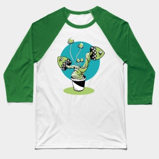 mushroom green Baseball T-Shirt